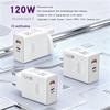 Супербыстрое зарядное устройство для мобильного телефона 120 Вт, PD+USB, адаптер EU/US/UK