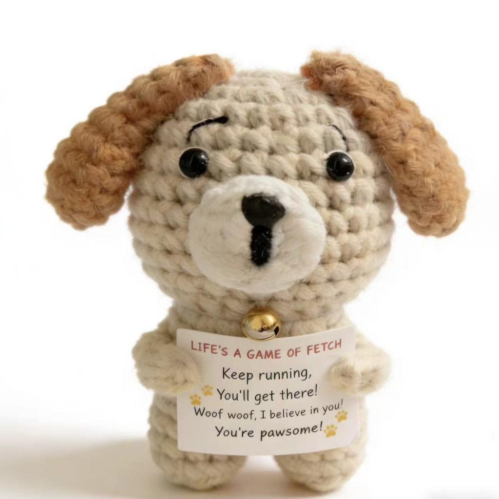 Funny Handmade Positive Poo Doll With Card Home Decoration Knitted Poo Christmas Doll Ornament Room Decor Christmas Party Gifts