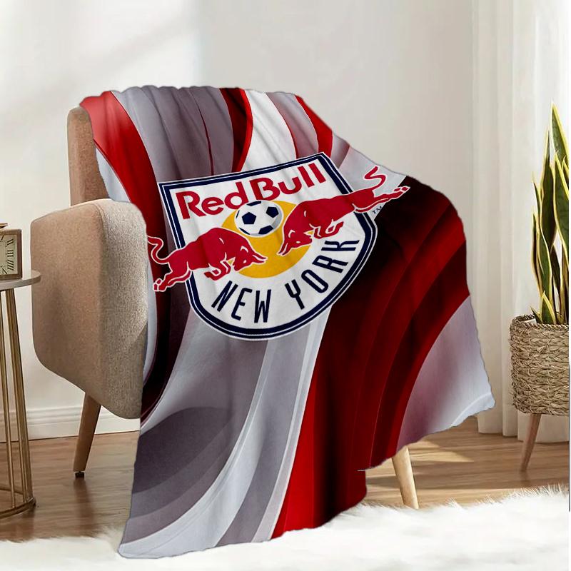 New York Bulls Crest Blanket Lightweight Ideal Bedding Blanket Perfect for Travel, Camping, Living Rooms, Offices, Sofas, Fan Christmas gift