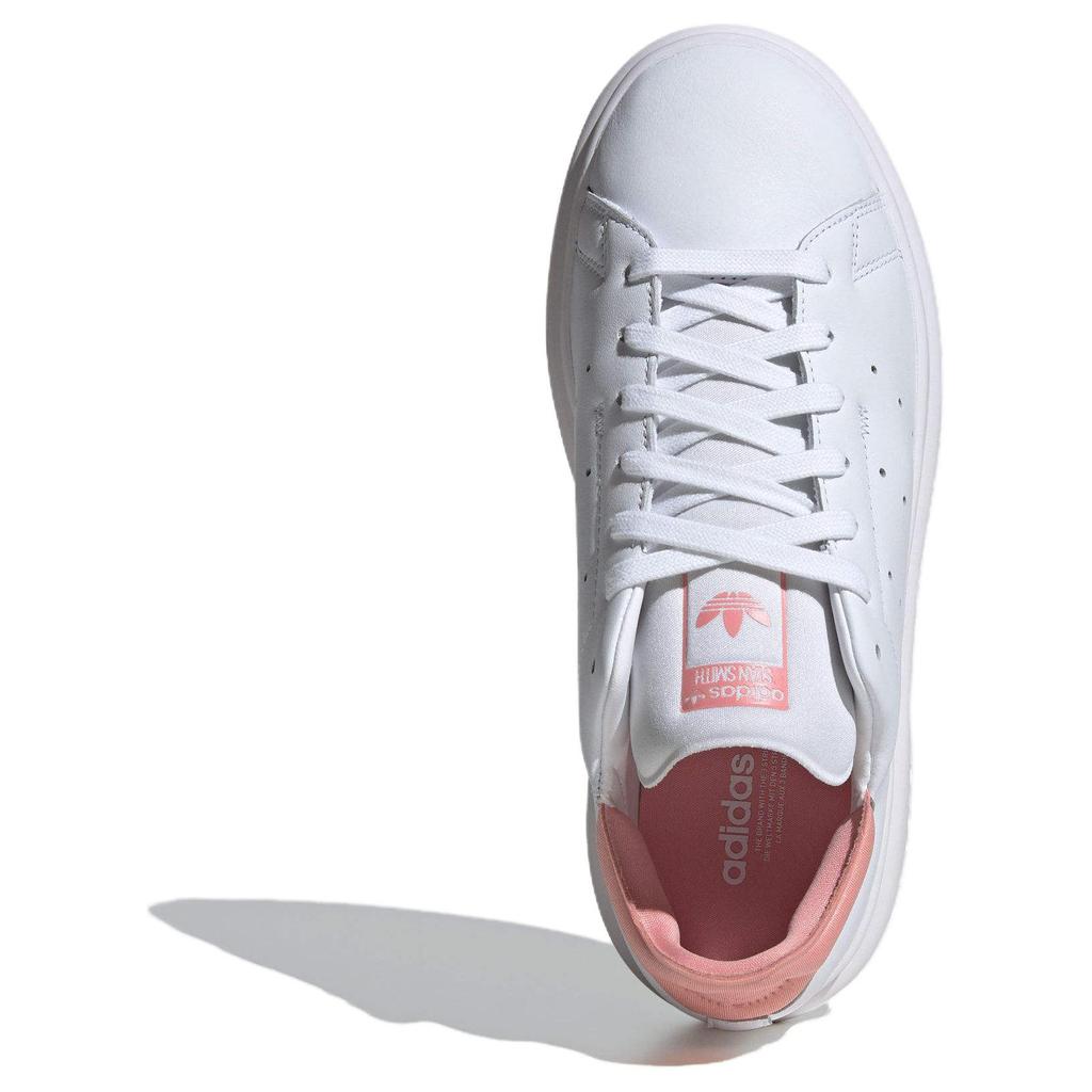 Adidas Stan Smith Platform White Semi Pink Spark Женские кроссовки Обувь-Белый IF7013