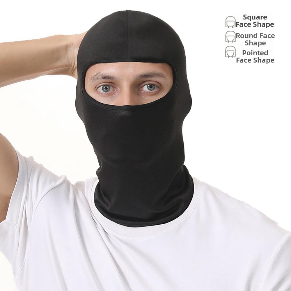 Windproof Motorcycle Mask Sun Protection Full Face Mask Fashion Neck Cover Summer