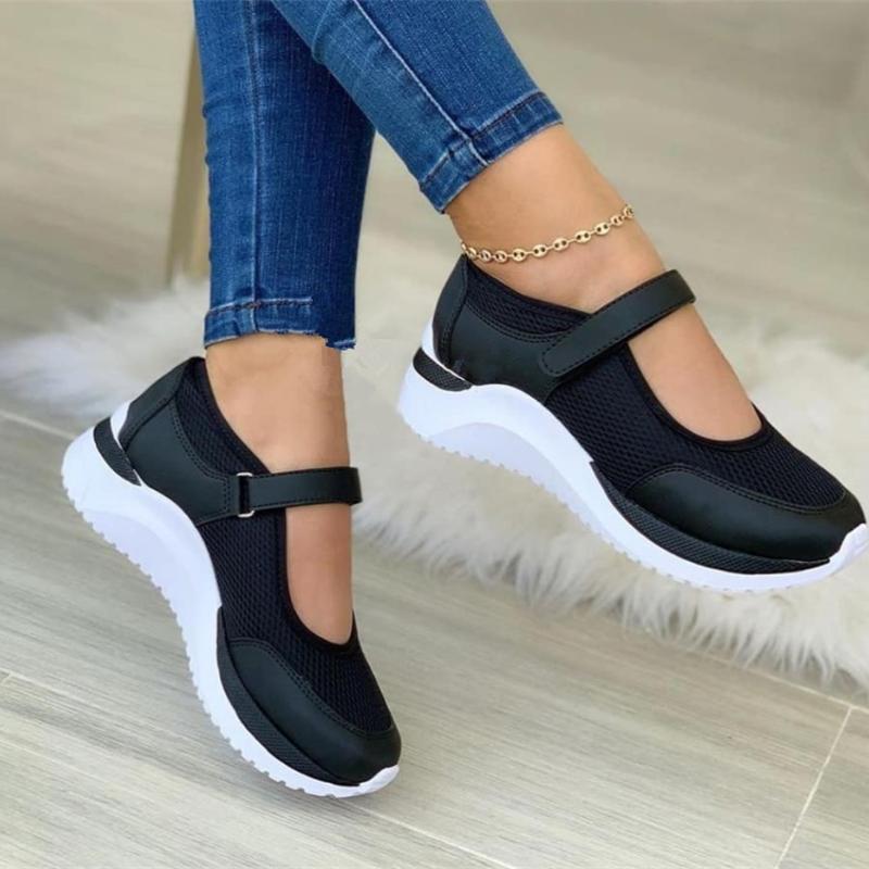 New Women Vulcanize Shoes Summer Fashion Breathable Sneaker Ladies Casual Platform Shoes Comfortable Outdoor Plus Size 43