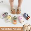Детские носки-тапочки Нескользящая детская домашняя обувь и носки Тонкие носки для малышей Обувь 0-36 месяцев