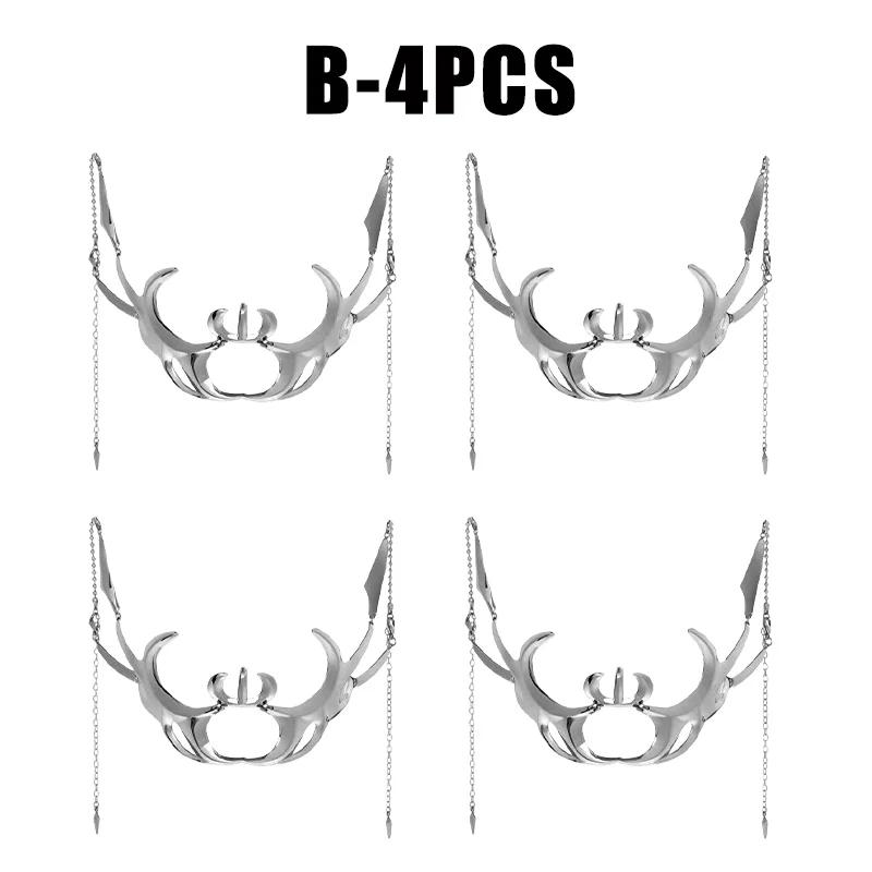Преувеличивать киберпанк роскошные женские маски мода металлическая цепь нос лицо украшение модные ювелирные изделия маскарад аксессуары подарки