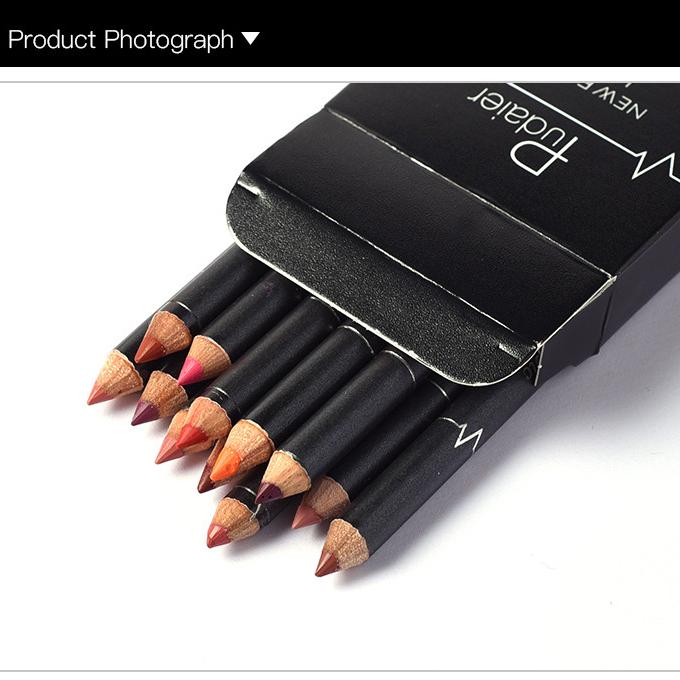 Matte Velvet Lipstick 12 Pcs/sets Lip Liner Waterproof Non-smudge Makeup