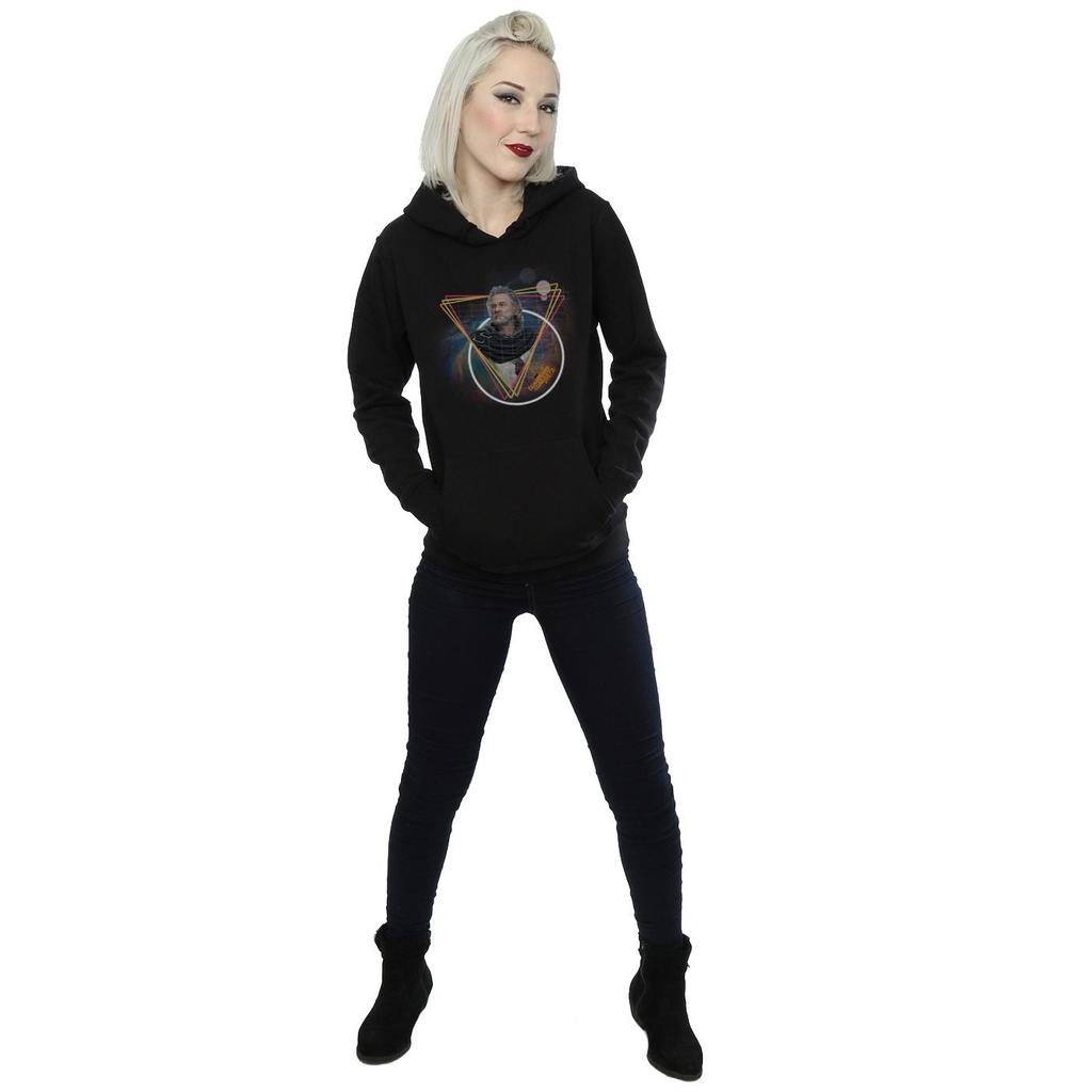 Marvel Womens/Ladies Guardians Of The Galaxy Neon Ego Hoodie