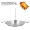 Detachable Spikes Stainless Steel Skewer Non Stick Surface Barbecue Grill Plate  For Kebabs