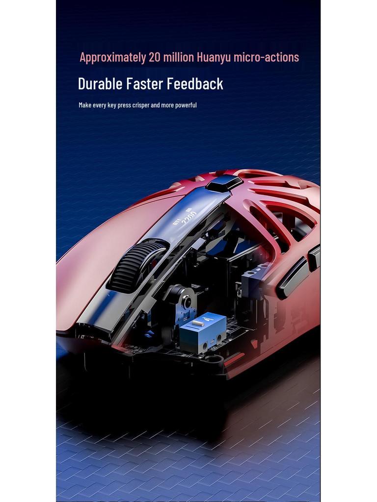 Беспроводная игровая мышь Smailang M8 - Bluetooth для киберспорта, сенсор PAW3311, 3 режима, экранный дисплей, зарядная станция, USB.