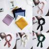 Professional Headscarf Solid Color Summer Towel Women's Small Square Fashion Spring Korean Style Autumn All-Matching Work Small Silk Scarf