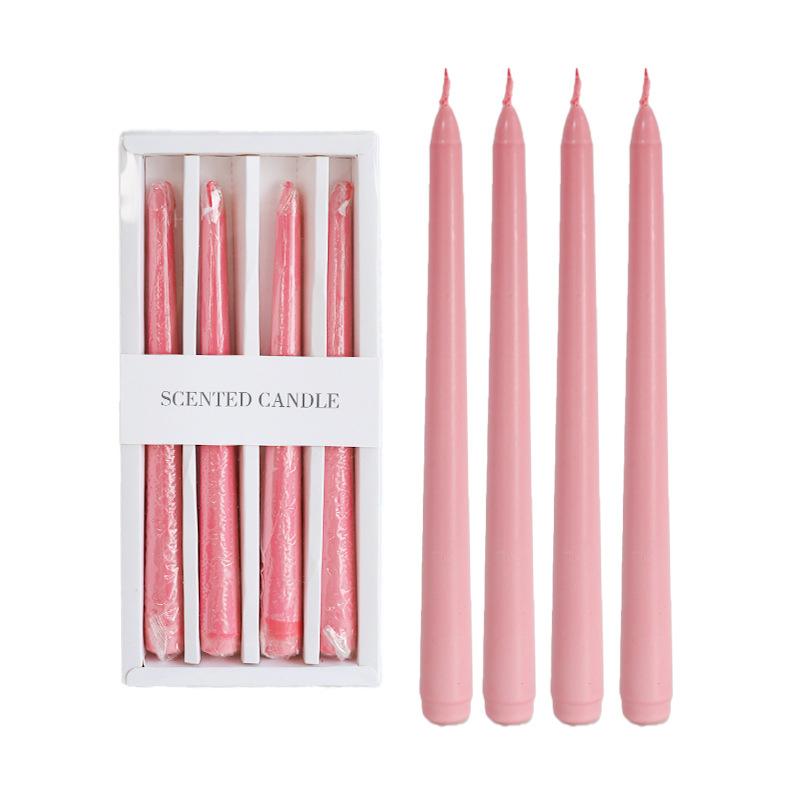 Набор из 4 черных конических подсвечников, забавные жуткие капли крови, домашнее украшение, набор свечей, Хэллоуин, 2 цвета