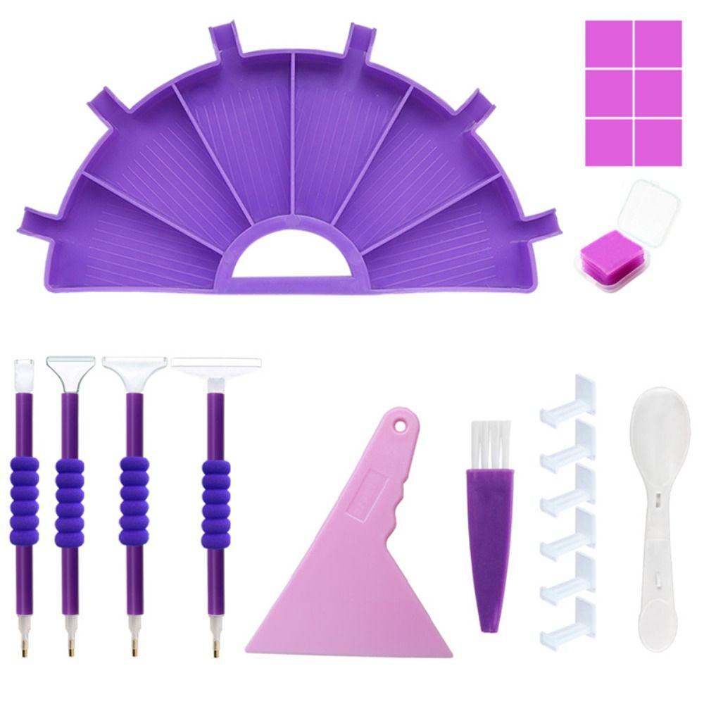 Glue Clay Beading Plates Diamond Painting Tray Kits Cross Stitch Tools Diamond Painting Pen