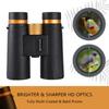 Hd12x42 Бинокль Профессиональный призма Мощный оптический зум Bak4 Путешествия Охота Водонепроницаемый телескоп Открытый Кемпинг