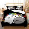 Cute Bubu Dudu Cartoon Bear Panda Duvet Cover Kawaii Bedding Sets Soft Quilt Cover and Pillowcases Single_Double_Queen_King Kid