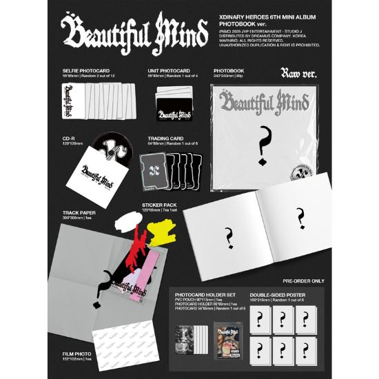 ФОТОКНИГА Ver Xdinary Heroes 6th Mini Album Beautiful Mind