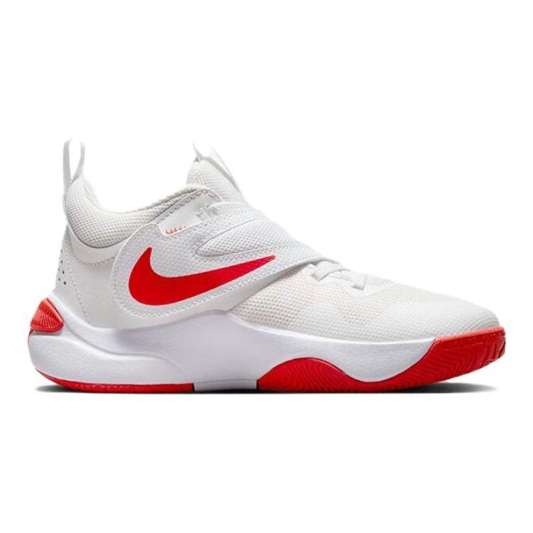 Nike Детские баскетбольные кроссовки Team Hustle D 11 Summit White Track Red DV8996-102
