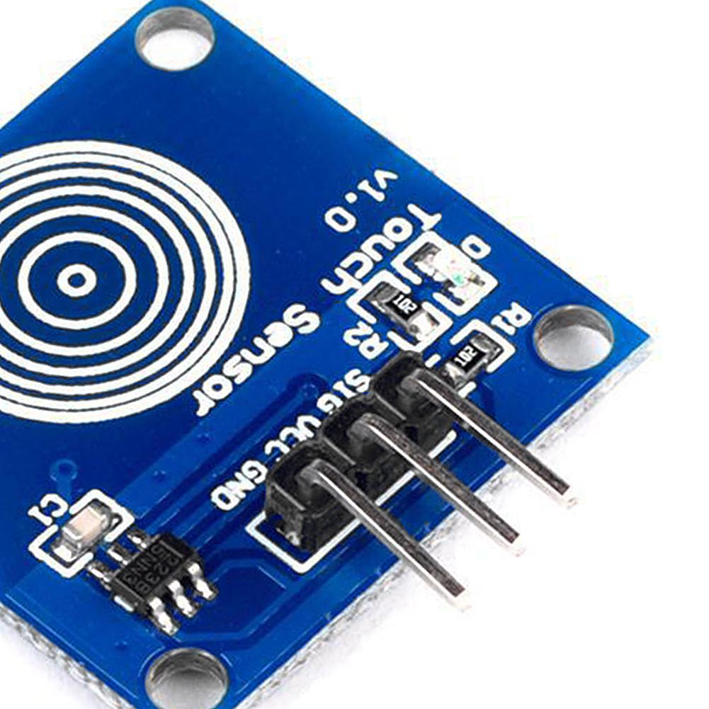 TTP223 Цифровой сенсорный модуль емкостный сенсорный кнопочный модуль 2-5,5 В постоянного тока
