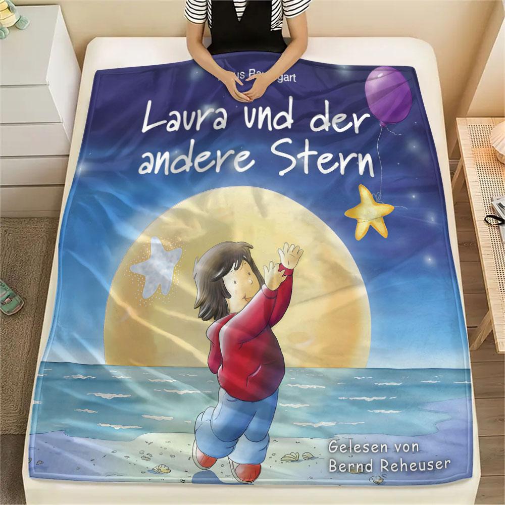 Lauras Stern Blanket, High quality Comfortable for All Seasons, Home Decor, Warmth and Comfort