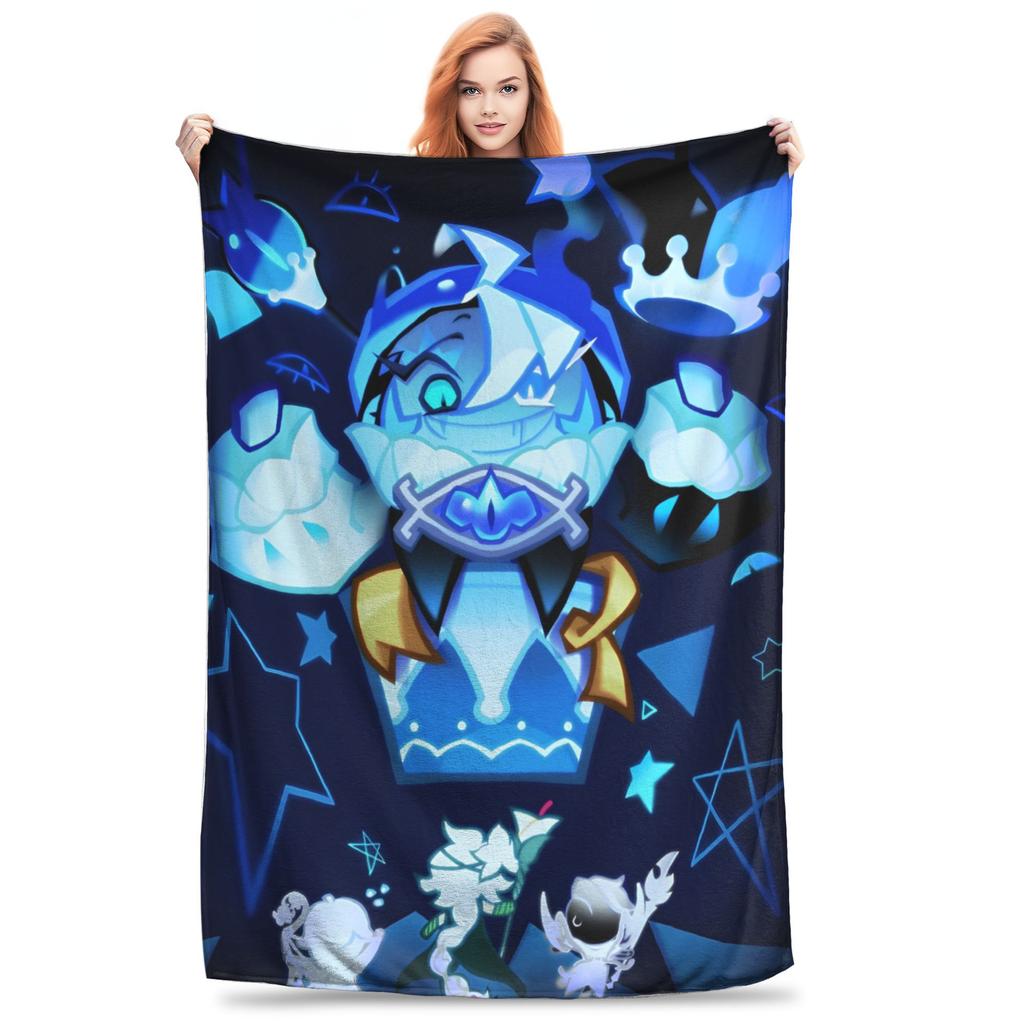 Теневой Молочный Печенька Run Kingdom Одеяла Фланелевое Украшение Милое Дышащее Супермягкое Плед для Дома Спальни Покрывало