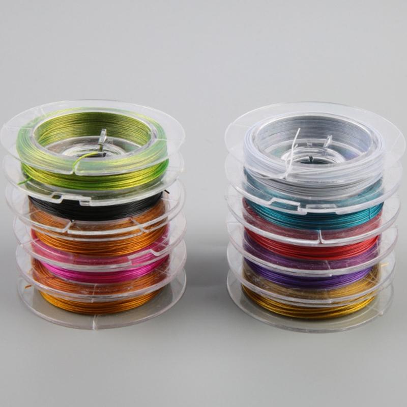 10m Jewelry Beading Wire, Metal Wire Crafts Wires Wrapping Jewelry Beading Wire for Jewelry DIY Beading and Craft Making