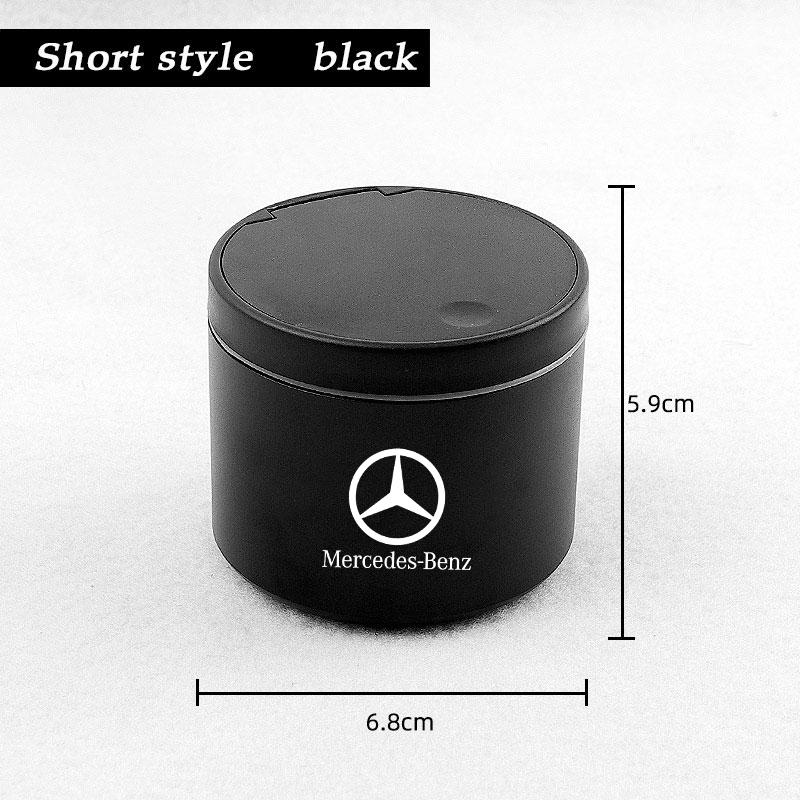 CRV1 Portable Car Ashtray Cigarette Ash Holders With Cover For Mercedes benz E GLK CLS A W204 W213 W221 ML ABR Apple Tree Accessories