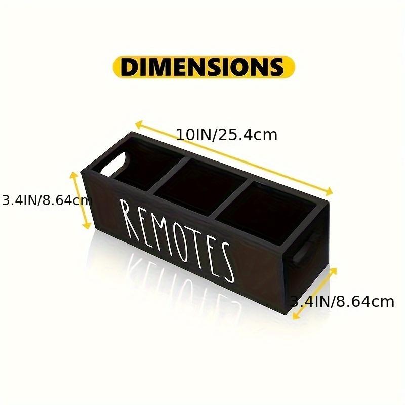 Универсальный деревянный органайзер для стола, коробка для хранения пультов дистанционного управления, канцелярских принадлежностей, настольная корзина для хранения