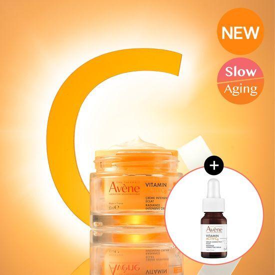 Avene Vitamin Active VACg Cream 50ml (+ Vitamin Cg Active Serum 10ml) *Glow *Antioxidant