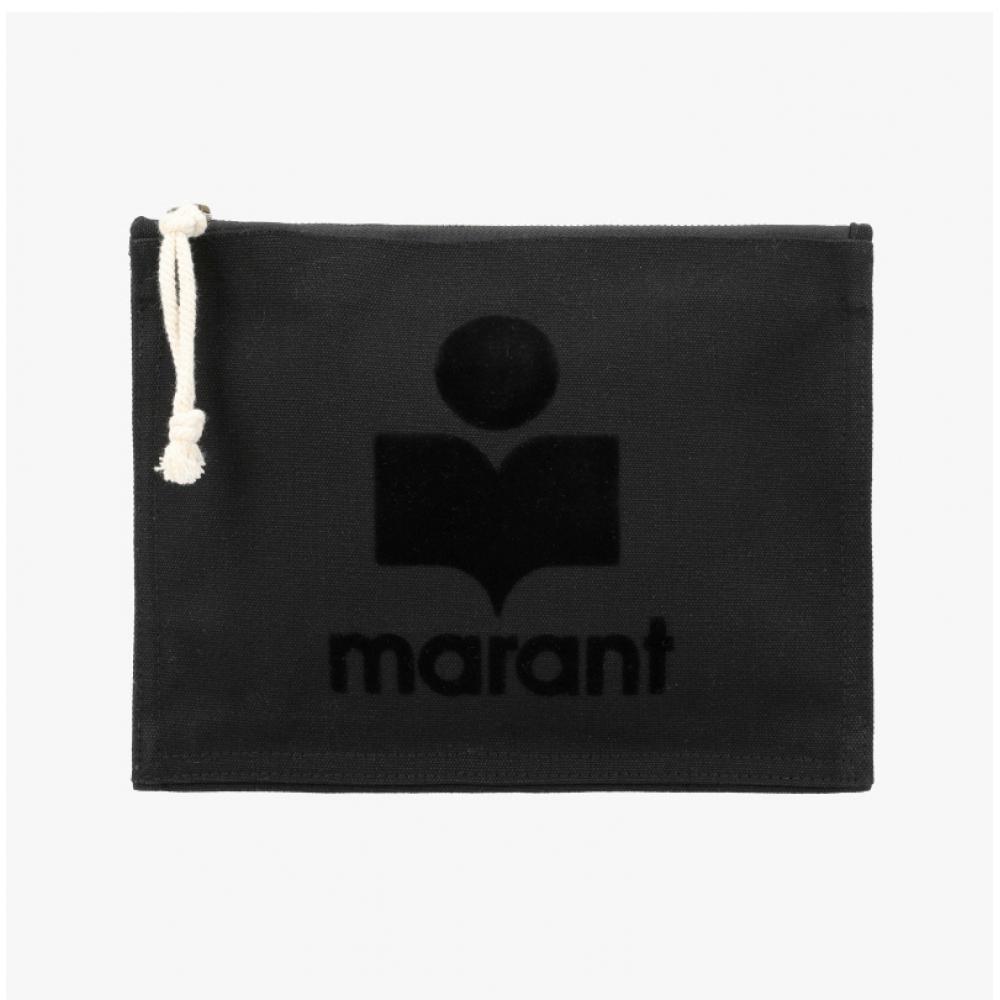 Isabel Marant Nettia Clutch Bag Po0046fa A1x18m 01bk