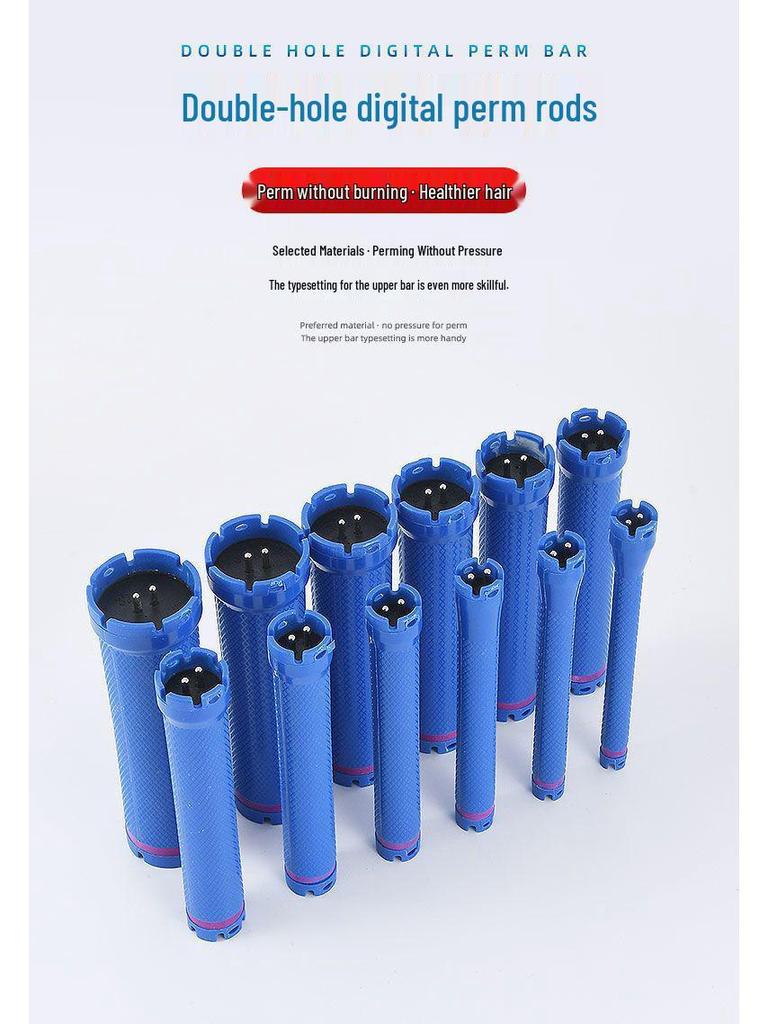 Цифровые плойки для завивки волос 24 В: Длинные термобигуди для салонного использования, Черный стиль "Вихрь"