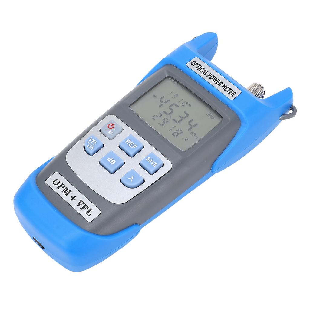 Оптический измеритель мощности 3 в 1, портативный перезаряжаемый тестер оптоволокна, визуальный локатор неисправностей со светодиодом Li