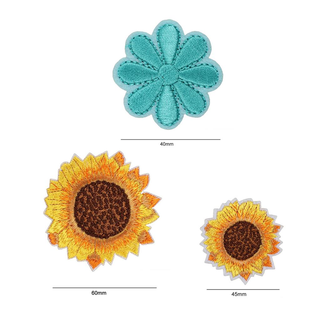 30 шт., железные наклейки, пришивные наклейки, смешанная вышивка, тканевые наклейки, декоративные аксессуары