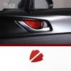 Красный Мягкий Углепластик Для Mazda MX-5 NC 2016-2026 Наклейка На Центральную Консоль Автомобиля Аксессуары Для Модификации Автомобиля