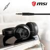 MSI IMMERSE GH30 V2 Gaming with Iconic MSI Dragon Wired Splitter 40mm Detachable and Easy Folding Design Headset, Black, Logo, In-Line Audio,