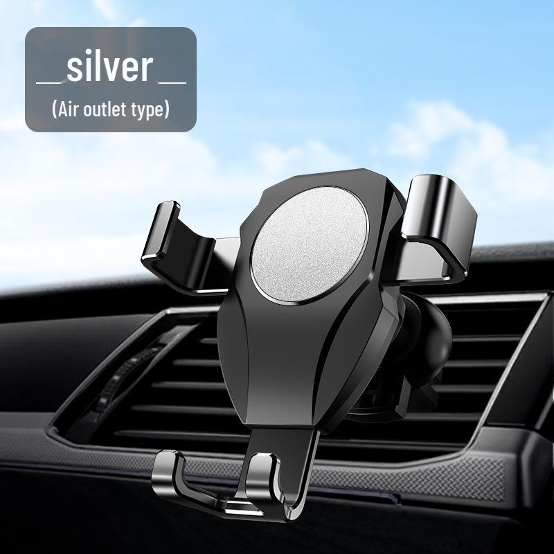 Gravity-Sensing Car Phone Holder with Vent Clip