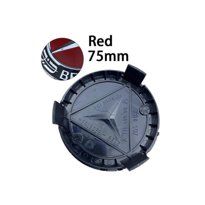75mm Wheel Hub Cap Emblem Badge for Me/rce/des Be/nz C180 C200 E200 E260 E300 ML350 W230 W210 W211 W221 W219