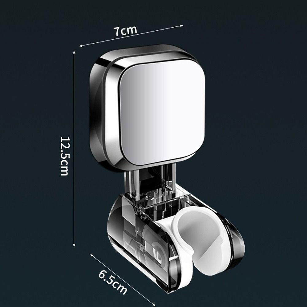 Держатель для душевой лейки на присоске, регулируемый распылитель, фиксированное основание, аксессуары для ванной комнаты