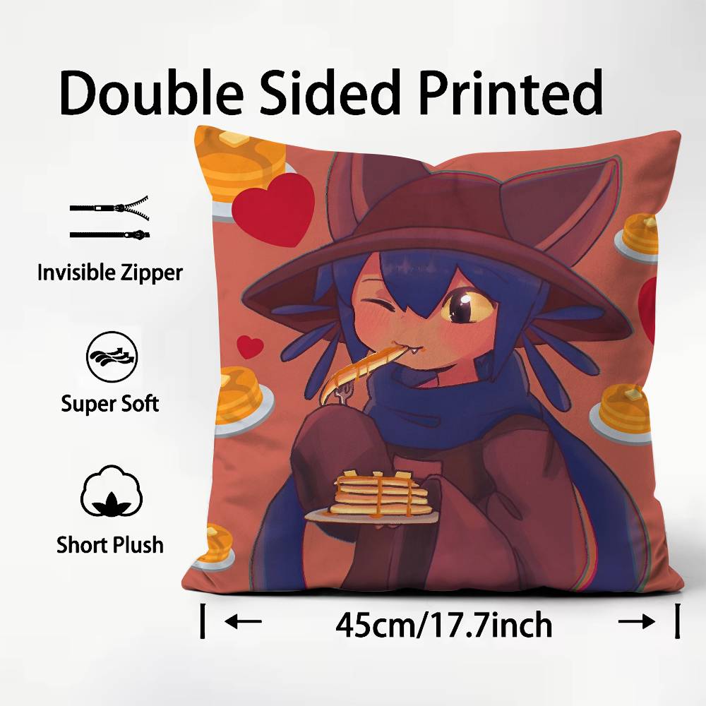 Игра Один Шот Н-Никос Аниме Наволочка Хороший Принт Наволочка Гостиная Диван Подушка Чехол Декор Комнаты Спальни