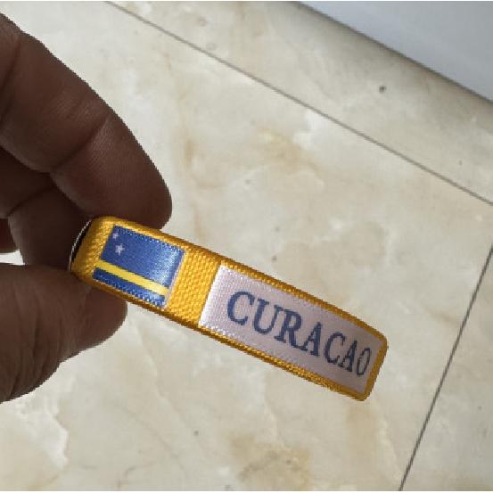 Браслет с флагом Чемпионата мира по футболу 2026 Испания Спортивный браслет Вышитый браслет Товары для болельщиков