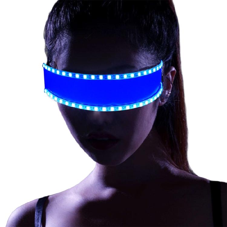 Светящиеся LED Очки для Вечеринки Унисекс Модные Светящиеся Очки для Рейв-Вечеринок Хэллоуина Косплея Солнечные Очки