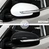Подходит для Kia Sportage KX5 2016-2019 Автомобильная наклейка Накладка на зеркало двери Декор из углеродного волокна