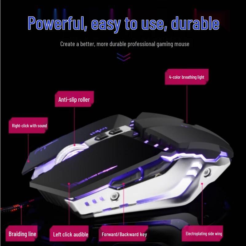 SooPii G20 Wired Macro Programmable Gaming Mouse