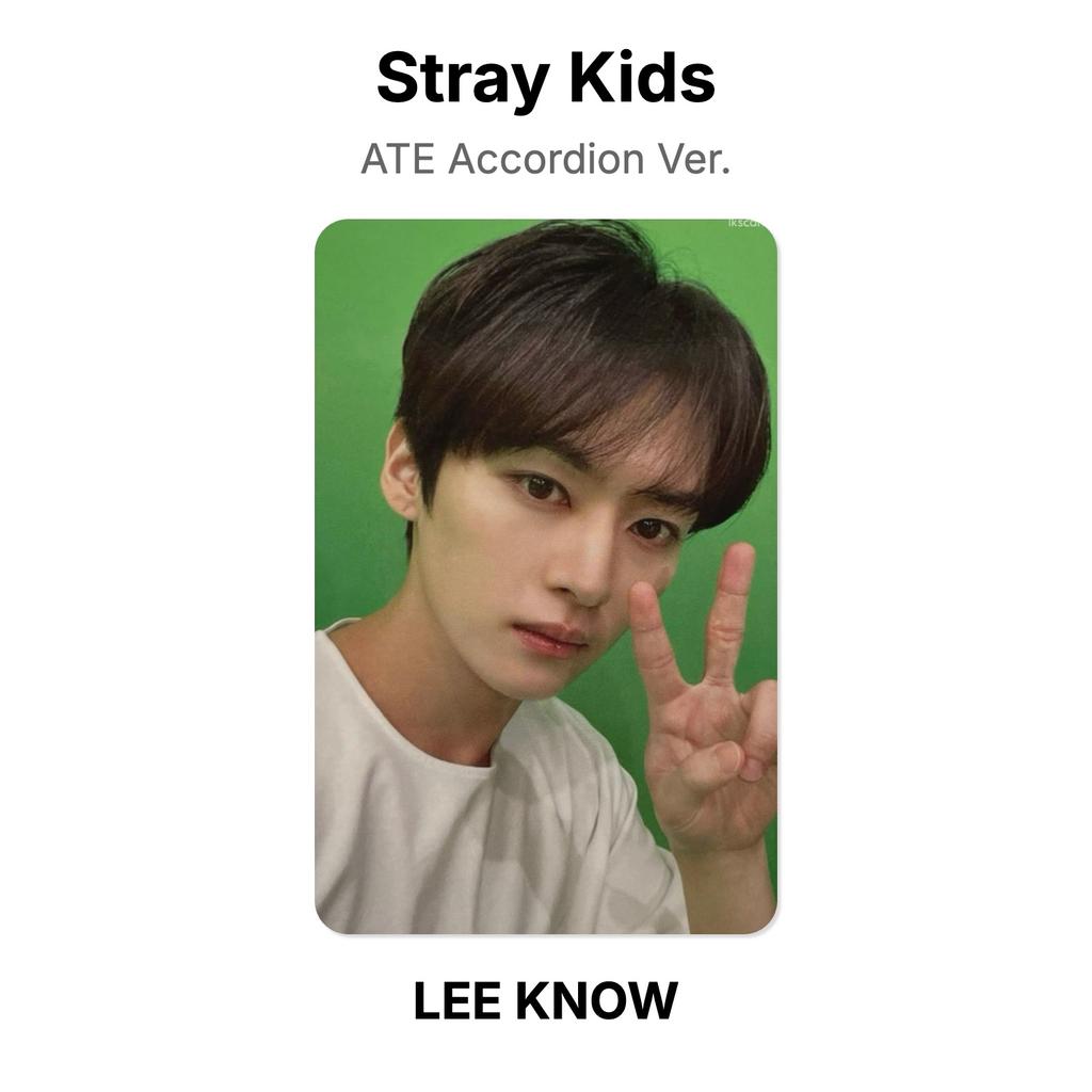 Stray Kids ATE Аккордеон Вер. Официальная фотокарта