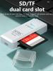 1 шт. Мини высокоскоростной 2 в 1 многофункциональный кард-ридер USB 3.0 Micro SD TF карта памяти флэш-накопитель адаптер