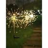 1 Pack Solar Fireworks Lights Outdoor,Holiday Lighting Firework Lights for Garden Patio,Halloween,Christmas,Wedding,Wall Decor