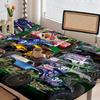 Мультяшные скатерти на тему Monster Jam из полиэстера, милые дизайны для дома, кухонь, столовых, патио, скатерть, украшение