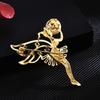Senior Brooches Flower Leaf Brooch Pins for Women Suit Pendant  Fashion Brooches Jewelry