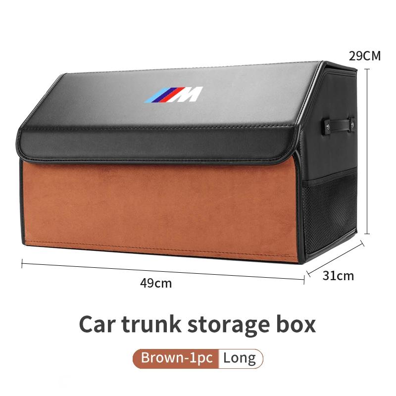 BAGC4 Car Sticker Foldable Car Boot Organiser Large Capacity Travel Storage Box For BMW M Performance 1 2 3 4 5 7 Series X1 X2 X3 X4 X