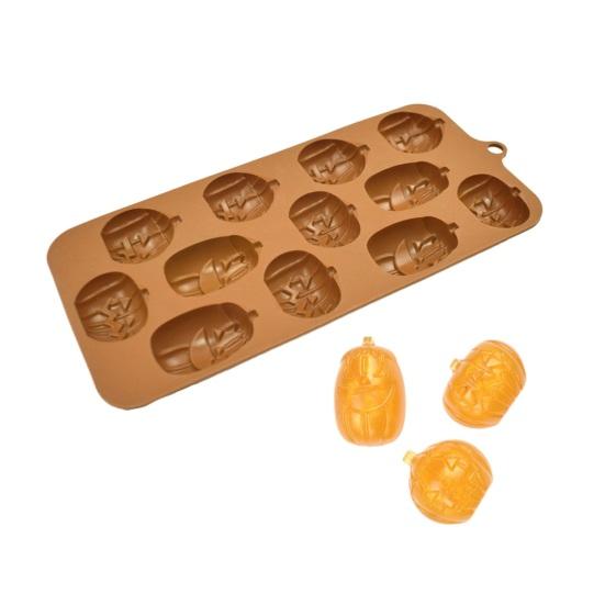 Форма для выпечки десерта Yousheng, пищевая термостойкая силиконовая форма для Хэллоуина, тыквы, призрака, форма для шоколадных конфет, печенья