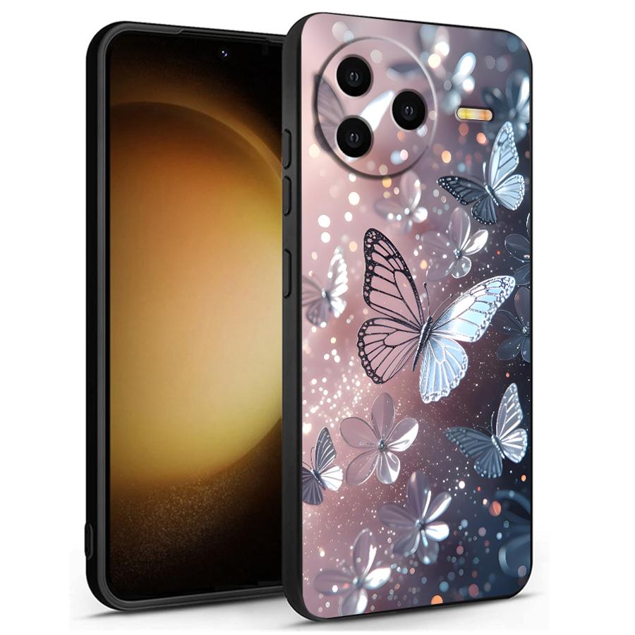 Creative Cartoon Butterfly Case for Xiaomi Redmi 12C A5 A3 A4 10 13C 9 K40 K80 Pro A1 A2 Plus 14C Funda Phone Cover