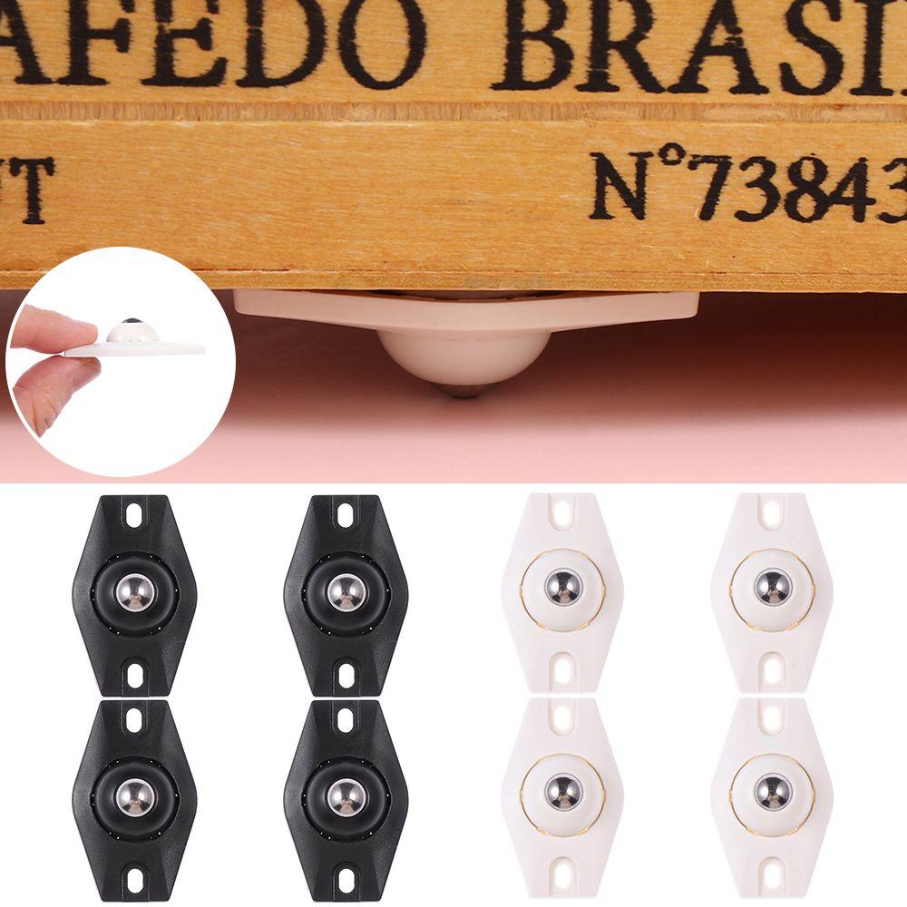 Stainless Steel Paste Casters 360º Universal Wheels Self Adhesive Pulley Mini Universal Pulley