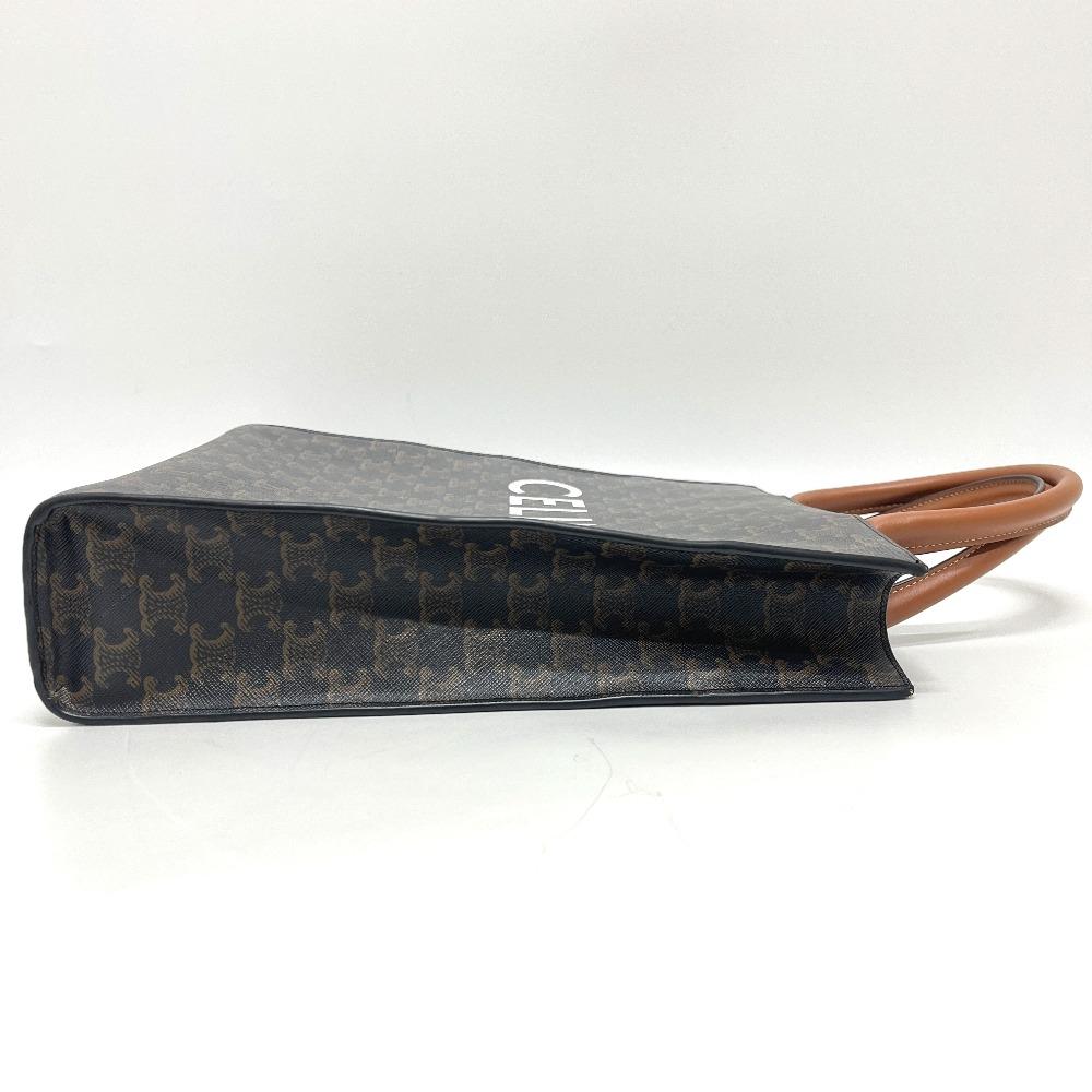 CELINE 191542 Triomphe Vertical Cabas Small Bag Back Handbag Tote Bag